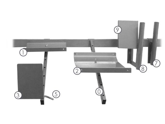 Lot De 2 Poignées De Dips – Accessoire Station Immersion Pour Racks 2x2