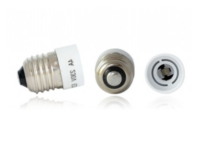 5 Adaptateurs E27 Vers E14 - Conversion Douille Moyenne à Petite Vis - Pour Ampoules LED, Halogène