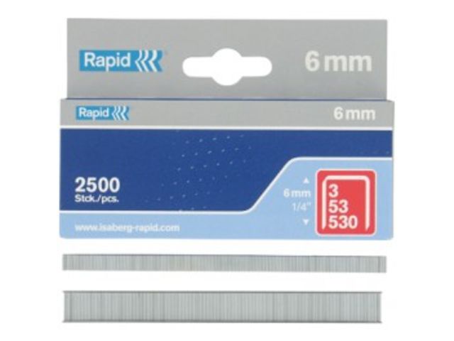 Agrafes Rapid Bébé 8/4 Cuivrées - Boîte De 5000, Pour Agrafeuses Standards, Capacité 2 à 15 Feuilles