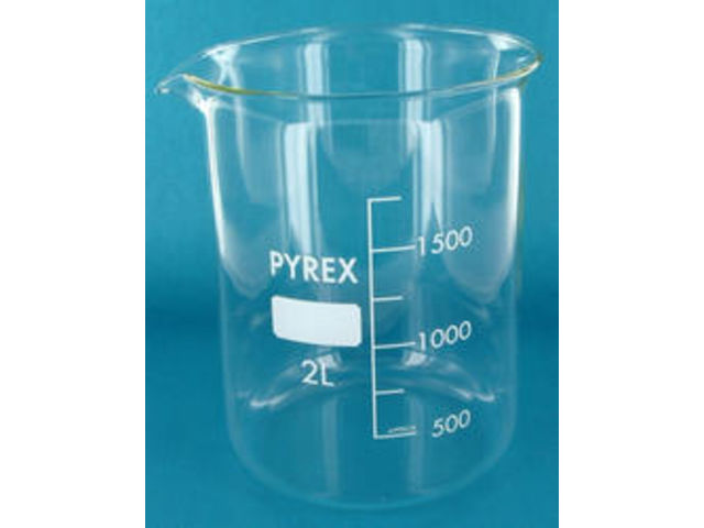 B chers En Verre Pyrex Basse 2000 ML Lelaborantin 713120TS 