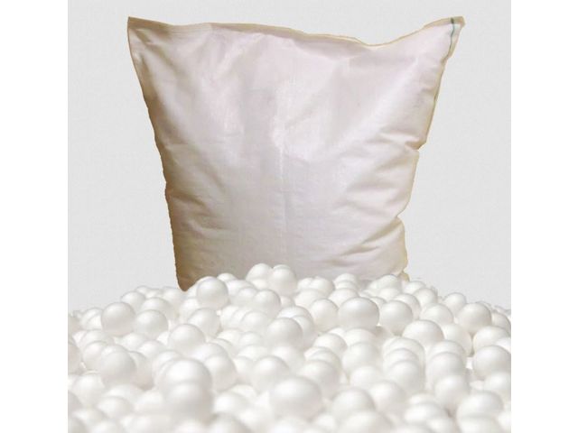 Billes De Polystyrène 3mm Pour Rembourrage - Sac 30 Litres - Blanc, Pour Coussins, Poufs, Peluches