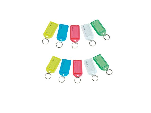 Blister 10 PORTE-CLES Quickto ASSORTIS - EDIMETA - Présentoirs et PLV pour Exposer - Afficher et Présenter