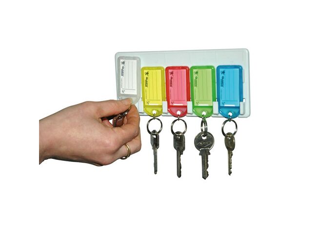 Blister 2 Rateliers 5 Porte-Clés Quickto Assortis