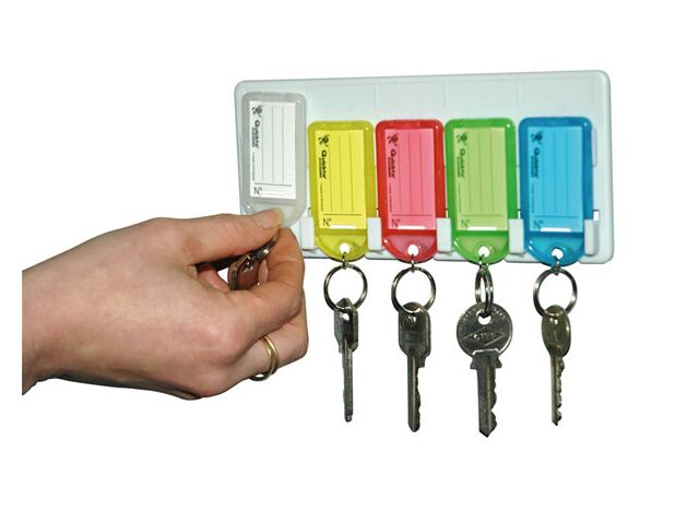 Blister 2 Rateliers 5 Porte-Clés Quickto Assortis - Gestion des clés