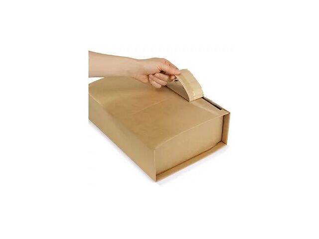 PACKY - Enveloppes d'Expédition en Carton Blanc avec Fermeture Adhésive