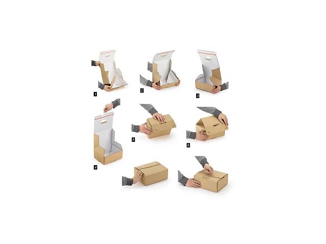 Lot De 10 Boîtes Carton Postales - 200x140x75 Mm - Idéal Envoi Colis