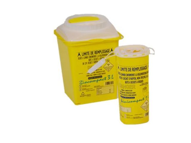 Boîte Jaune Sharpsguard 1 Litre - Conteneur Pour Déchets Médicaux Et Aiguilles