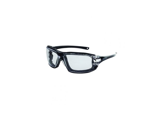Lunettes De Sécurité Bollé Prism Sans Métal – Conforme EN172 – Anti-UV 99,99% – Anti-rayures Et Anti-buée – 23 G – Pour Environnements Explosifs Ou Ateliers