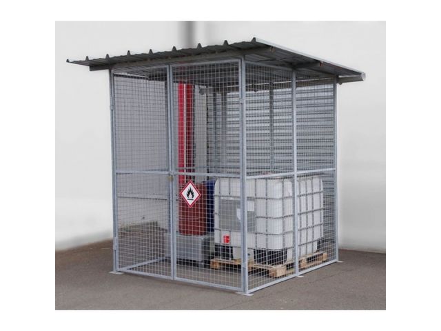 Cloison industrielle grillagée Contact PROVOST RAYONNAGES