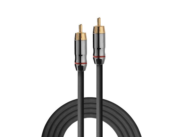 Câble Audio/Video RCA 10 M - Fiche RCA à RCA, Blindage Double, Connecteurs Dorés - Haute Qualité - 9