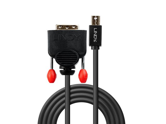 Câble Mini DisplayPort Vers DVI 1,8m - 1080p, Thunderbolt Compatible, Pour Mac/PC