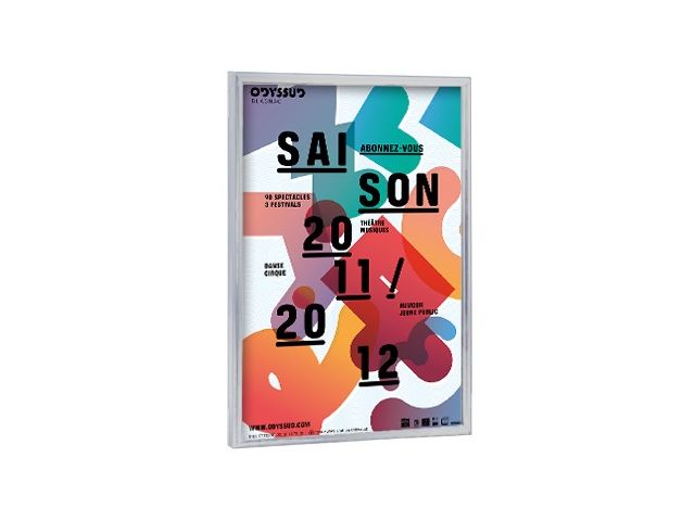 Cadre Poster 40x40cm Doré - Avec Verre Plastique Incassable Et Fond MDF Pour Déco Murale Moderne