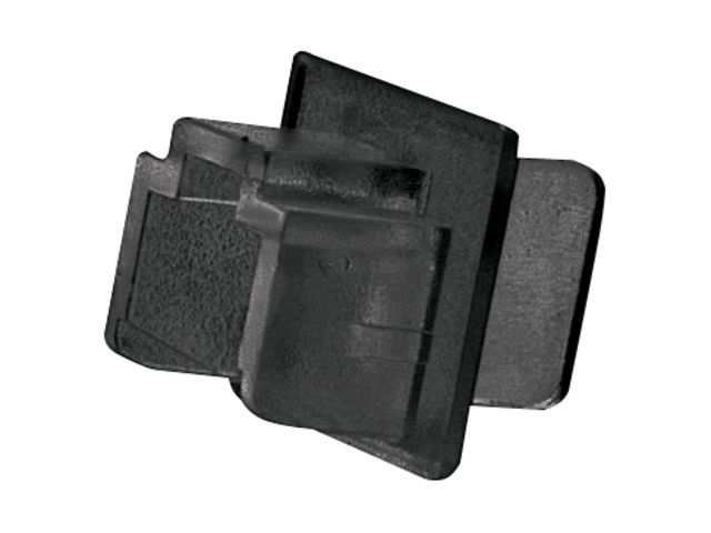 Lot De 10 Protections Anti-Poussière Noires Pour Prise TOSLINK Delock - Avec Poignée, Faciles à Installer