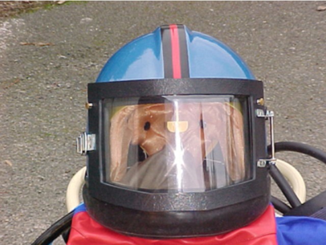 Casque De Sablage Avec Combinaison Sans Manches - Alimentation En Air Intégrée - Double Lentille Protectrice - Pour Sableuse, Peinture, Travaux Abrasifs
