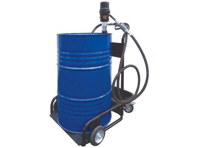 Support Fût à Huile Tecnokit 30 Litres – Acier Peint, Diamètre Intérieur 32 Cm, Version Avec/sans Roulettes