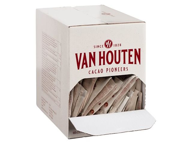 Chocolat Van Houten en sachet dosette - Boîte de 100 | Contact MAXIBURO
