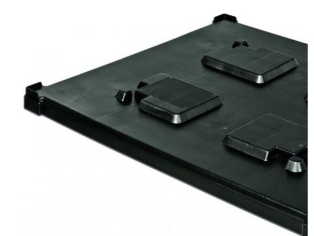 Coiffe Palette 140x180 Cm, Noir, Lot De 400 - Film étirable Pour Protection Palettes Et Marchandises