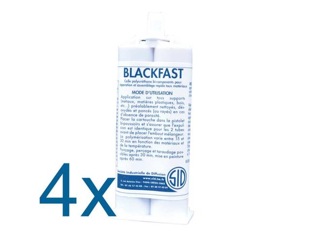 Colle joint int/ext polymere bostik fixpro msp104 auto/bateau noir 290