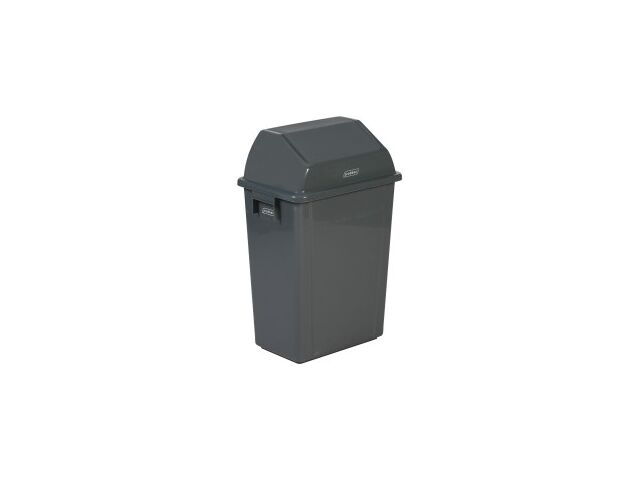 Poubelle Salle De Bain Ovale Eluno - 6L - Couvercle Basculant SoftTouch - Noir - Design Moderne