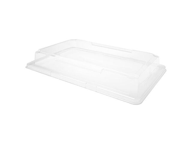 200 Barquettes Plastique à Charnière PET 2 Litres – Hermétiques, Empilables, Pour Aliments Froids