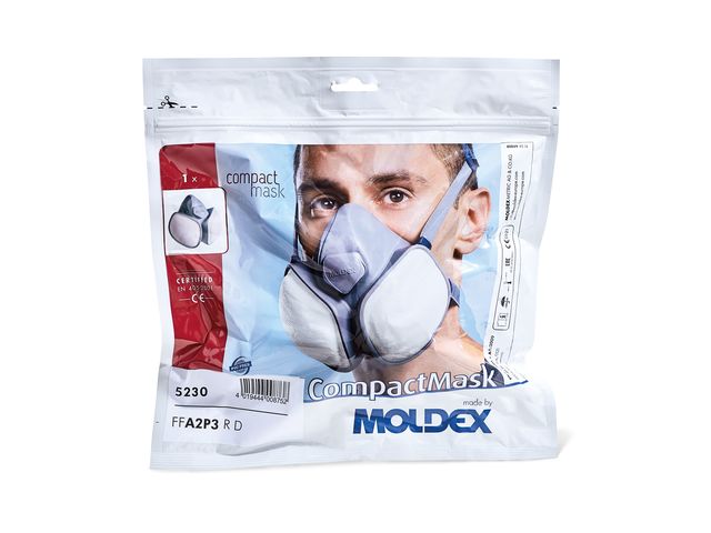 Demi-masque jetable CompactMask FFA2P3 R D Taille M/L - Réf. 523001 ...