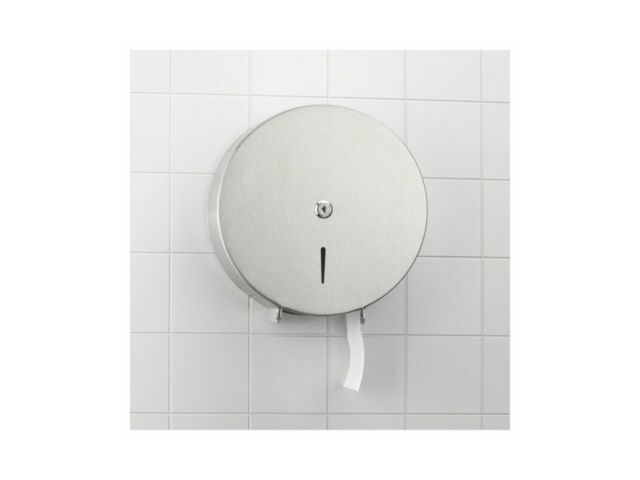 Distributeur papier toilette acier | Contact RAJA