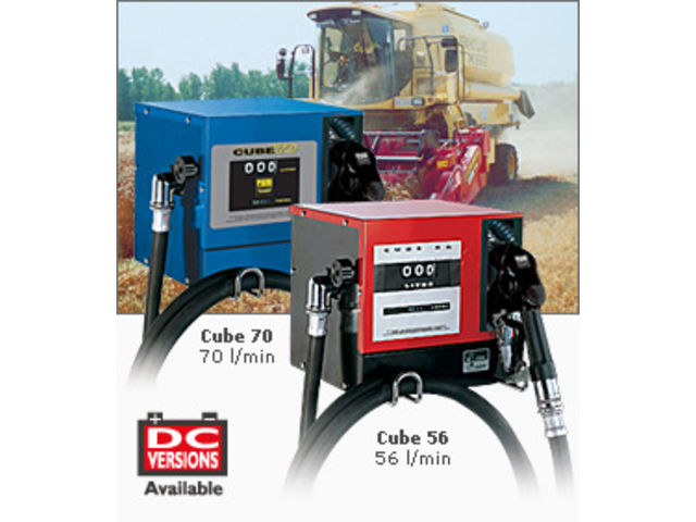 Distributeur De Gasoil PIUSI Cube 56 - Pompe 56 L/min, Pistolet Automatique, Compteur Mécanique - 230V - Pour Usage Privé Et Professionnel