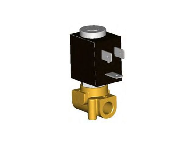 Électrovanne Pneumatique 3V1-06 3/2 NF - 1/8BSP, Laiton, Action Directe - Tension DC12V/24V, Plage 0-0.08 MPa - Pour Systèmes Air Comprimé