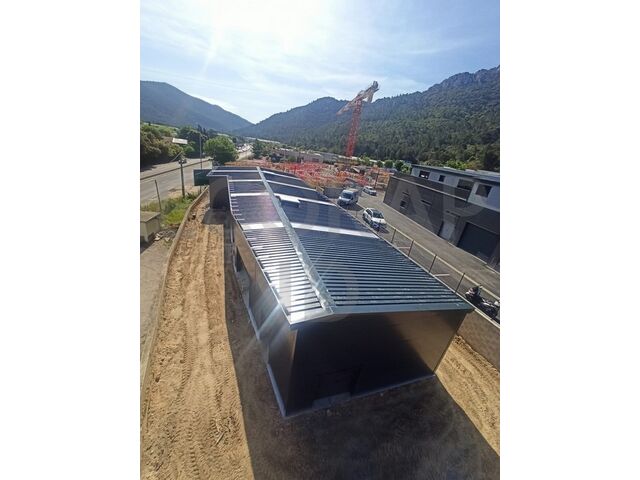 Entrepôts industriel type ECORAPID® pour logistique, transport, garages - CUALIMETAL