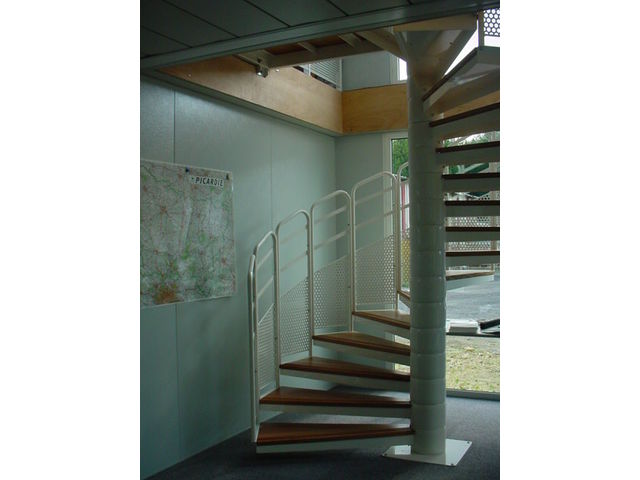 escalier helicoidal repliable