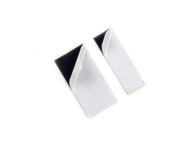 Feuilles Magnétiques Autocollantes - 36 Carrés Ultra-fins 15x15 Mm, Adhésif Amovible