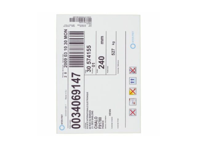 Étiquettes Polyéthylène Blanc 45.7 × 21.2 Mm – Ultra Résistantes & Imperméables – Lot De 10 Planches – Laser Uniquement