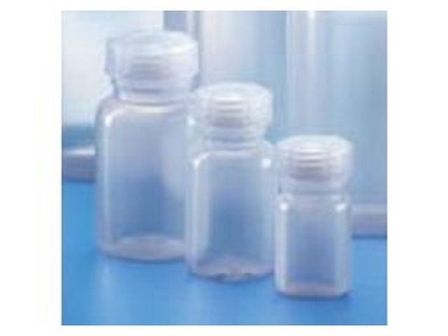 Lot De 5 Flacons 1000ml Col Large - Bouchon Vissant - Pour Produits Chimiques, Laboratoire, Stockage