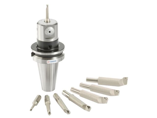 Tête à Aléser Réglable De Précision 1.5" (38mm) Avec Arbre MT1 - Pour Tour