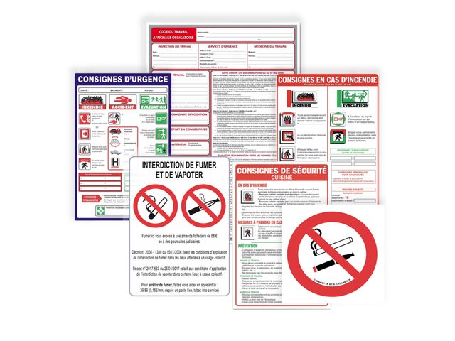 Kit affichage obligatoire - Hôtels | Contact SBE DIRECT