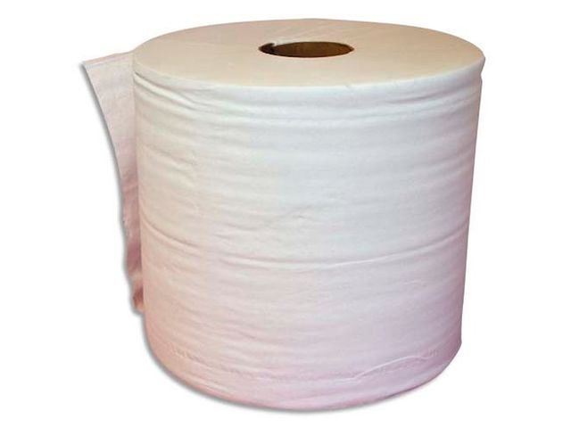 Bobine D'essuie-tout Blanc 2 Plis - Lot De 2000 Feuilles, Pour Atelier, Cuisine Professionnelle, Nettoyage