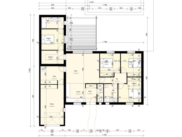 Plan Maison 160 M2 Plain Pied | Ventana Blog