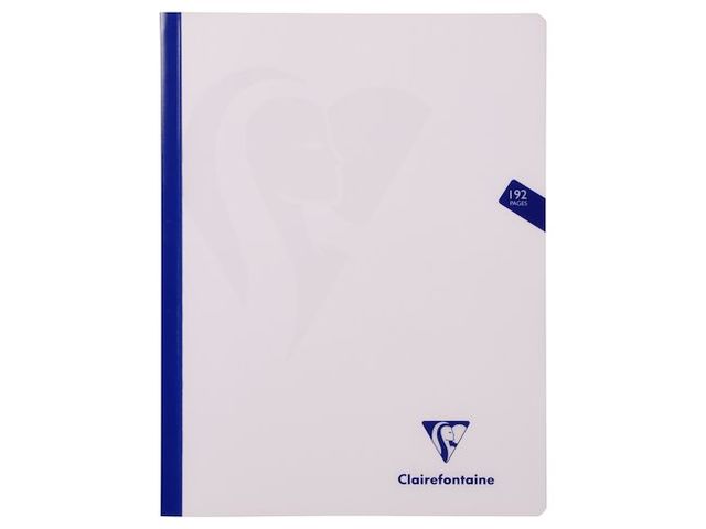 Cahier Clairefontaine 192 Pages Grands Carreaux - 24x32 Cm, Papier 90 G, Couverture Polypro