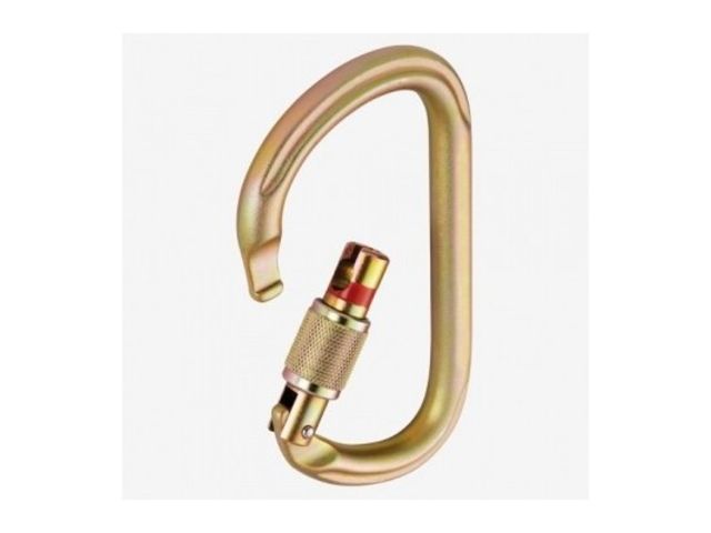 Mousquetons à Vis En Acier Galvanisé Meister - Lot De 1, 6 Tailles Disponibles - Pour Chaînes, Hamacs, Portails, Sacs De Frappe