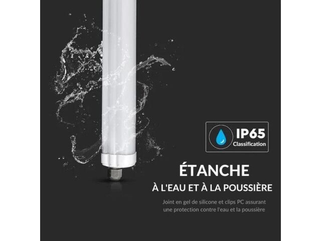 Pack de 12 - Réglette LED étanche 120cm 36W IP65 120lm/W ...