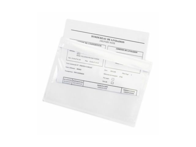 Lot De 10 Pochettes Transparentes Autocollantes Format A5 Vertical - 160x215 Mm, Bords Soudés, Adhésif Permanent