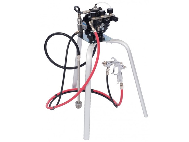 Pompe Basse Pression Sur Trepied Pistolet Flg5 Devilbiss