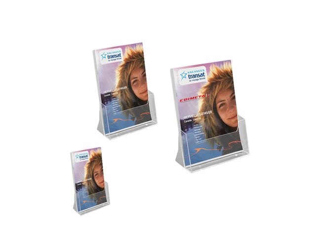 Porte-brochures Extérieur DIN A5 Avec Couvercle - Transparent, Résistant Aux Intempéries - Inscription 'Please Take One' - 3