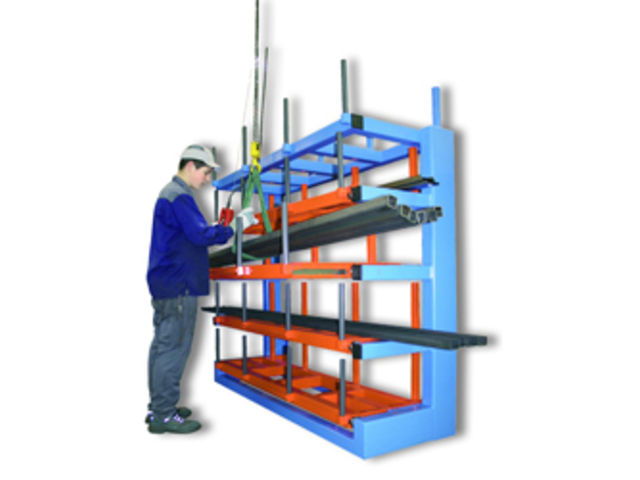 Rack de stockage pour barres et tubes | SEGEMA | Contact SEGEMA