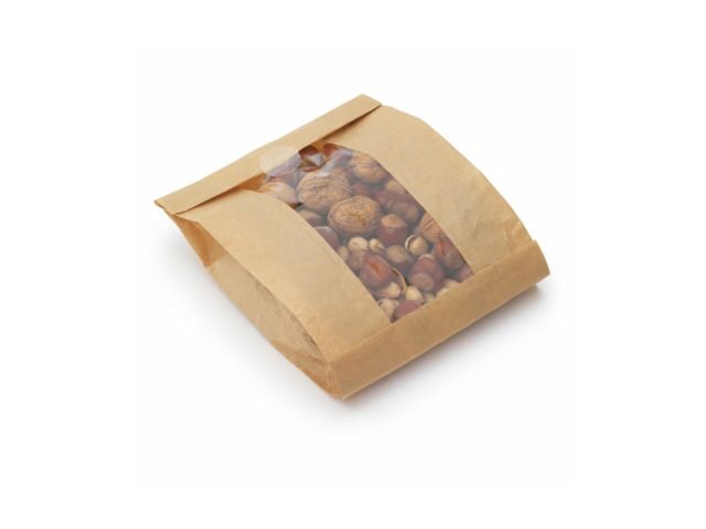 100 Sachets Kraft Zip 9x14cm Avec Fenêtre - Biodégradables Pour Bonbons, Graines, Bijoux - Écologiques