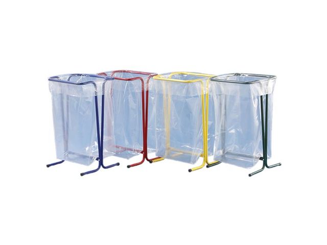 Support Poubelle Inox L2G 110L - Pédale Commande - Roulettes Frein - Normes HACCP - Pour Cuisine Pro