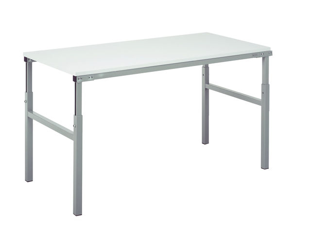 Table de travail réglable en hauteur 100x50 | Contact SETAM RAYONNAGE