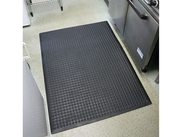 Tapis Isolant Caoutchouc Haute Tension - Antidérapant, épaisseur 2 Mm - Pour Salles électriques, Ateliers, Postes
