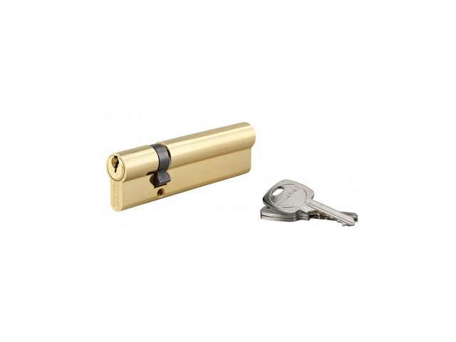 Cylindre De Sûreté Thirard Protect 70mm (30+40) - 3 Clés + Carte - Laiton Nickelé