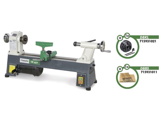 Tour à Bois Holzstar DB 450 - Compact Et Précision - Pour Professionnels Et Amateurs